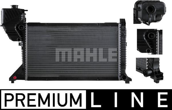 MAHLE CR 727 000P - Радиатор, охлаждение двигателя avtokuzovplus.com.ua