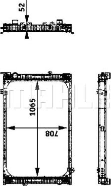 MAHLE CR 730 000P - Радиатор, охлаждение двигателя autodnr.net