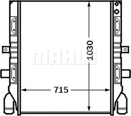 MAHLE CR 759 000S - Радіатор, охолодження двигуна autocars.com.ua