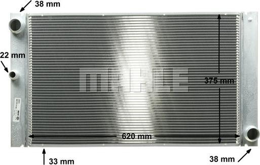 MAHLE CR 766 000P - Радіатор, охолодження двигуна autocars.com.ua