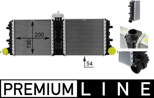 MAHLE CR 77 000P - Радіатор, охолодження двигуна autocars.com.ua