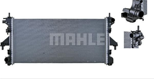 MAHLE CR 886 000P - Радиатор, охлаждение двигателя avtokuzovplus.com.ua