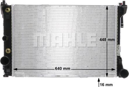 MAHLE CR 988 000S - Радіатор, охолодження двигуна autocars.com.ua