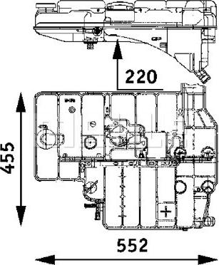 MAHLE CRT 37 000P - Компенсаційний бак, охолоджуюча рідина autocars.com.ua