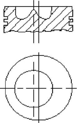 MAHLE E0210550 - Поршень autocars.com.ua