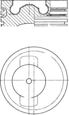 MAHLE E0210940 - Поршень autocars.com.ua