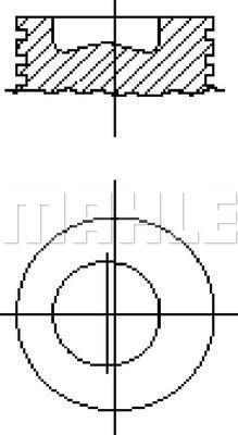 MAHLE E21100 - Поршень autocars.com.ua