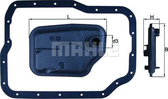 MAHLE HX 149D - Гідрофільтри, автоматична коробка передач autocars.com.ua