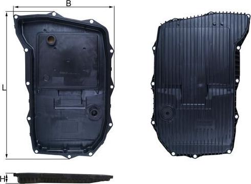 MAHLE HX 255 - Гідрофільтри, автоматична коробка передач autocars.com.ua