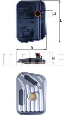 MAHLE HX 273 - Гідрофільтри, автоматична коробка передач autocars.com.ua