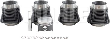 MAHLE K70170 - Ремонтний комплект, поршень / гільза циліндра autocars.com.ua