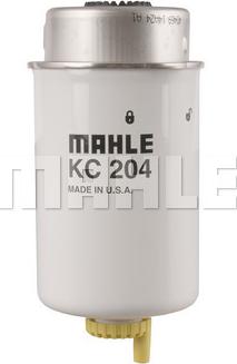 MAHLE KC 204 - Фільтр паливний Transit V-184 2.0-2.4DI 11.04>06 autocars.com.ua