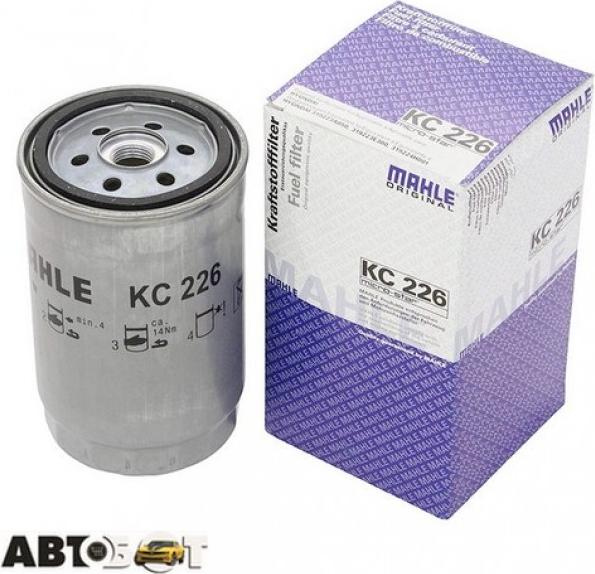 MAHLE KC 226 - Паливний фільтр autocars.com.ua
