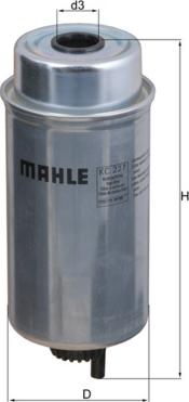 MAHLE KC 227 - Топливный фильтр avtokuzovplus.com.ua