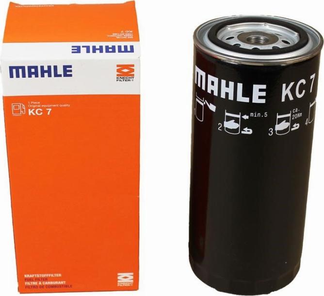 MAHLE KC 7 - Паливний фільтр autocars.com.ua