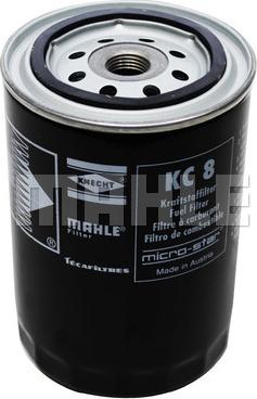 MAHLE KC 8 - Паливний фільтр autocars.com.ua