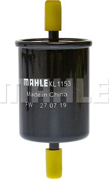 MAHLE KL 1153 - Паливний фільтр autocars.com.ua
