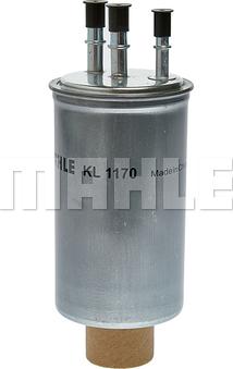 MAHLE KL 1170 - Паливний фільтр autocars.com.ua