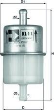 MAHLE KL 11 OF - Паливний фільтр autocars.com.ua