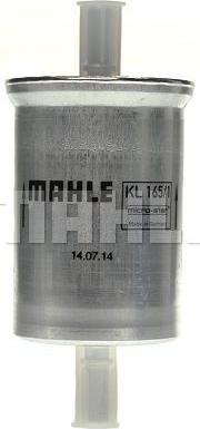 MAHLE KL 165 - Фільтр палив. вир-во Knecht-Mahle autocars.com.ua