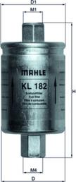 MAHLE KL 182 - Топливный фильтр avtokuzovplus.com.ua