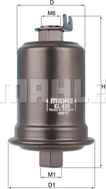 MAHLE KL 435 - Топливный фильтр autodnr.net