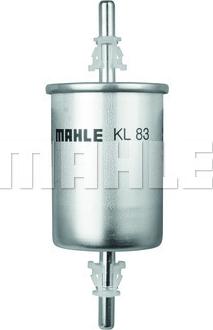MAHLE KL 83 - Топливный фильтр avtokuzovplus.com.ua