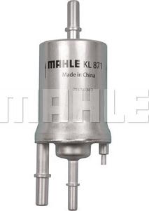 MAHLE KL 871 - Паливний фільтр autocars.com.ua