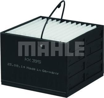 MAHLE KX 395 - Паливний фільтр autocars.com.ua