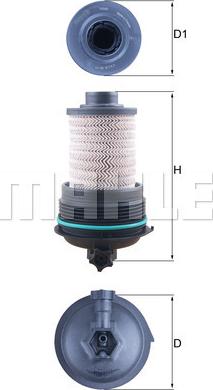 MAHLE KX 532 - Паливний фільтр autocars.com.ua