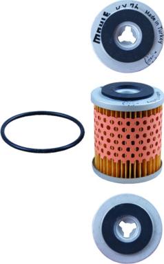 MAHLE KX 76D - Паливний фільтр autocars.com.ua