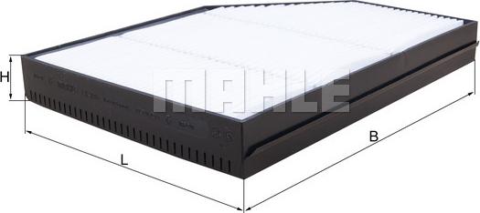 MAHLE LA 1006 - Фільтр, повітря у внутрішній простір autocars.com.ua