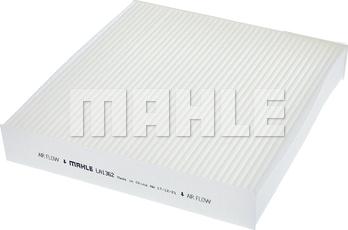 MAHLE LA 1362 - Фільтр, повітря у внутрішній простір autocars.com.ua