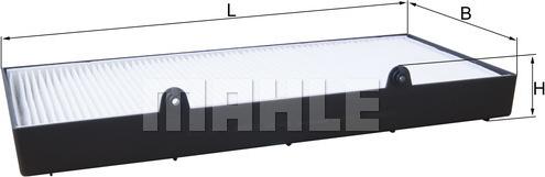 MAHLE LA 1400 - Фільтр, повітря у внутрішній простір autocars.com.ua