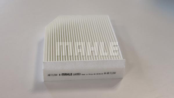 MAHLE LA 1553 - Фільтр, повітря у внутрішній простір autocars.com.ua