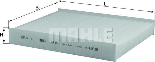 MAHLE LA 169 - Фильтр воздуха в салоне avtokuzovplus.com.ua