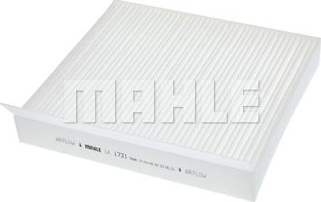 MAHLE LA 1731 - Фільтр, повітря у внутрішній простір autocars.com.ua