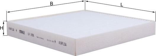 MAHLE LA 1956 - Фільтр, повітря у внутрішній простір autocars.com.ua