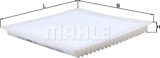 MAHLE LA 477 - Фільтр, повітря у внутрішній простір autocars.com.ua