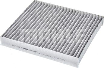 MAHLE LAK 1487 - Фільтр, повітря у внутрішній простір autocars.com.ua