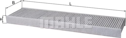 MAHLE LAK 171 - Фільтр, повітря у внутрішній простір autocars.com.ua