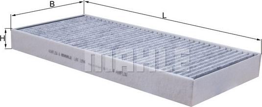 MAHLE LAK 1894 - Фільтр, повітря у внутрішній простір autocars.com.ua