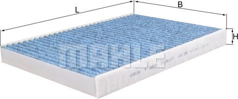 MAHLE LAO 1294 - Фільтр, повітря у внутрішній простір autocars.com.ua