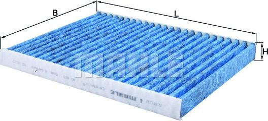 MAHLE LAO 463 - Фільтр, повітря у внутрішній простір autocars.com.ua