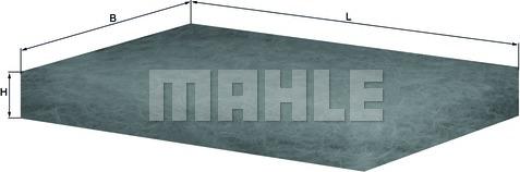 MAHLE LAP 12 - Фільтр, повітря у внутрішній простір autocars.com.ua