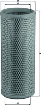 MAHLE LX 147 - Повітряний фільтр autocars.com.ua