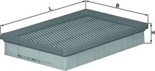 MAHLE LX 1661 - Повітряний фільтр autocars.com.ua