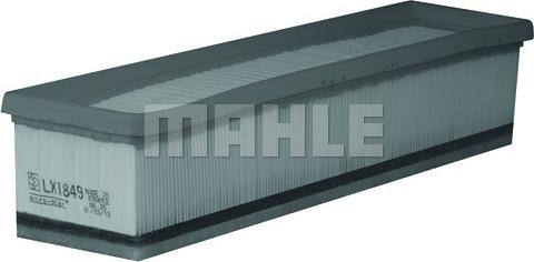 MAHLE LX 1849 - Повітряний фільтр autocars.com.ua