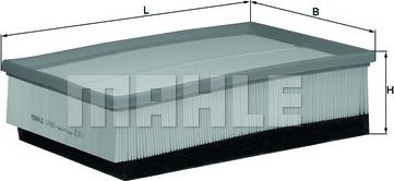 MAHLE LX 1883 - Повітряний фільтр autocars.com.ua