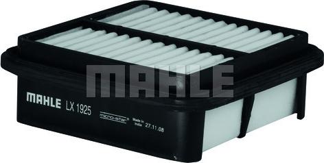 MAHLE LX 1925 - Повітряний фільтр autocars.com.ua